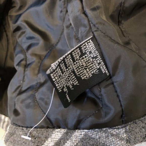 LIKE NEW Winter Parka Jacket Grey Checkered - Picture 10 of 10